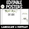 Farmhouse Editable Posters
