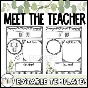 Modern Farmhouse Meet the Teacher