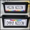 Watercolor Desk Name Plates