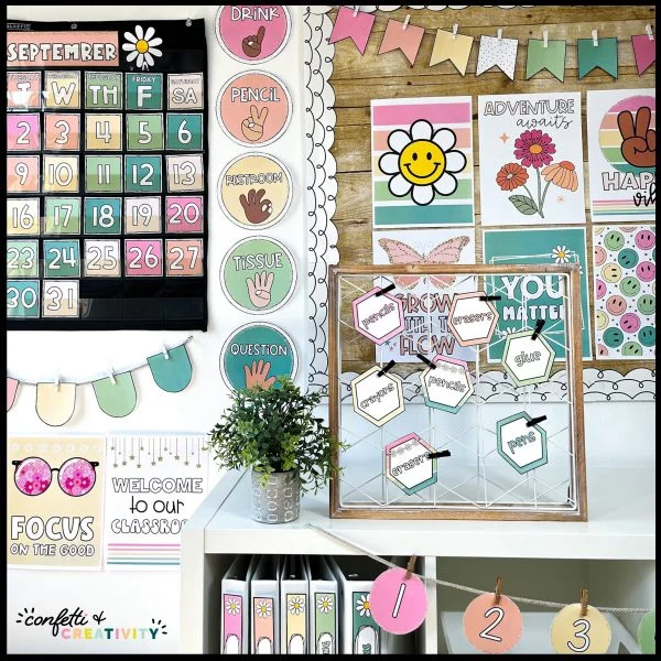 Retro Classroom Decor Bundle