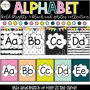 Bold Brights Alphabet