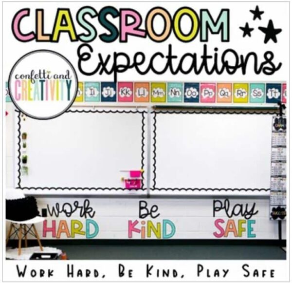 Bold Brights Classroom Expectations - Cover Photo