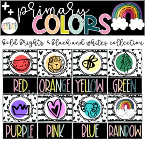 Bold Brights Primary Colors