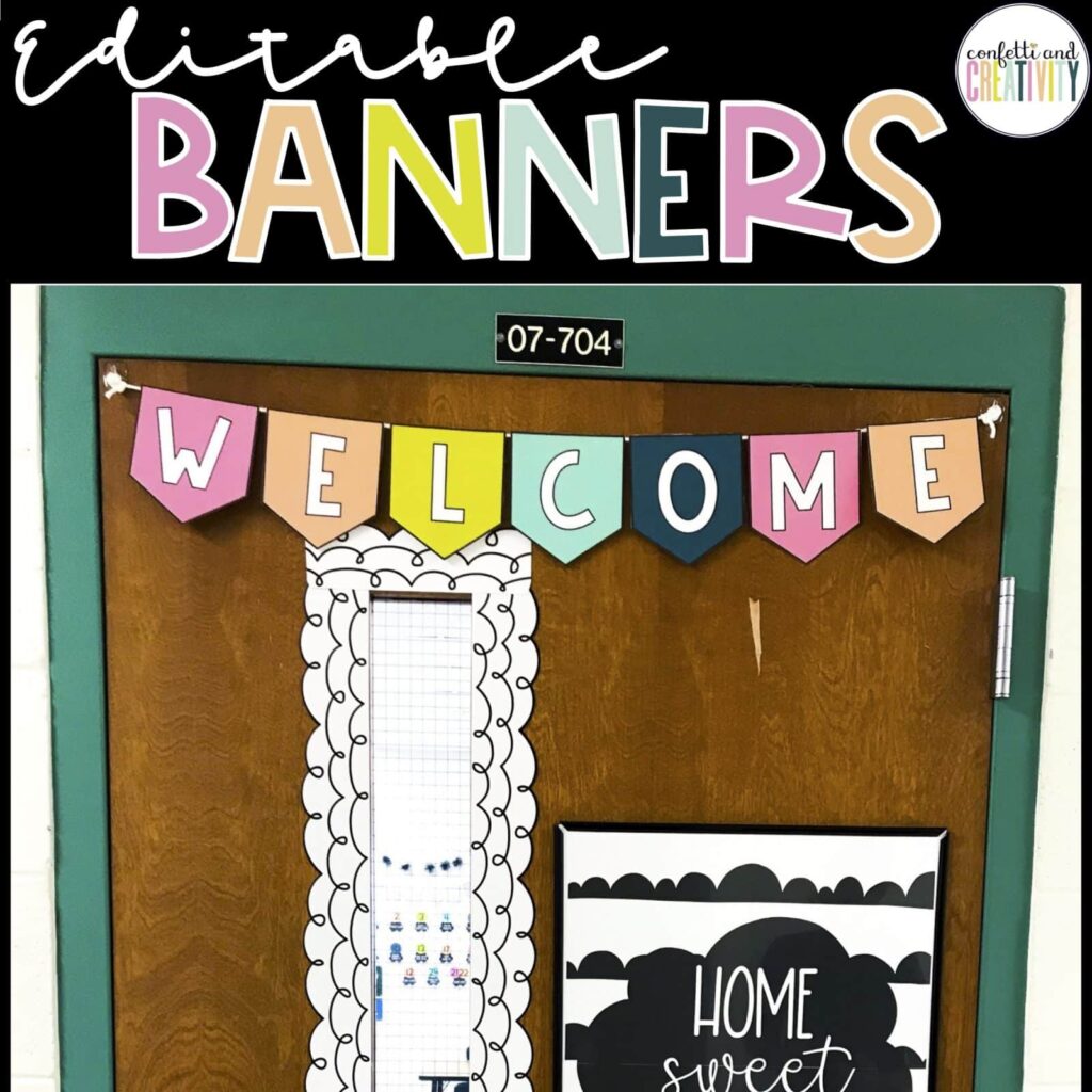 Bold Brights Welcome Banners