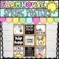 Shows all 9 Spring Posters on a bulletin board with a banner