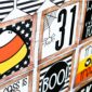 Shows a close up of the Halloween posters from the Holiday posters bundle
