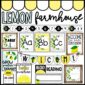 Shows the old cover photo for the lemon farmhouse classroom theme decor bundle