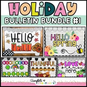 Holiday Bulletin Board Bundle