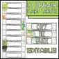 Shows snipped pictures of the plant 10 drawer cart labels. On the right it shows 3 labels used for file, copy, grade. On the left it shows snipped photos of the design of the 10 drawer cart labels