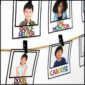 Shows the classroom jobs with pictures on them that are set up in a real classroom