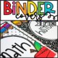 Shows the Vintage Vibes Theme binder covers as an example