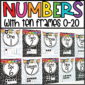 Shows a close up of the ten frames in a real classroom