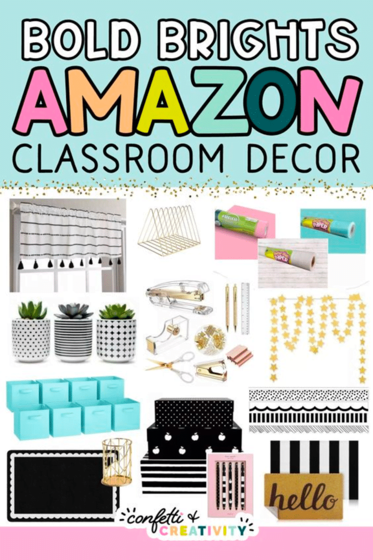 Beautiful Bold Brights & Black and Whites Amazon Finds
