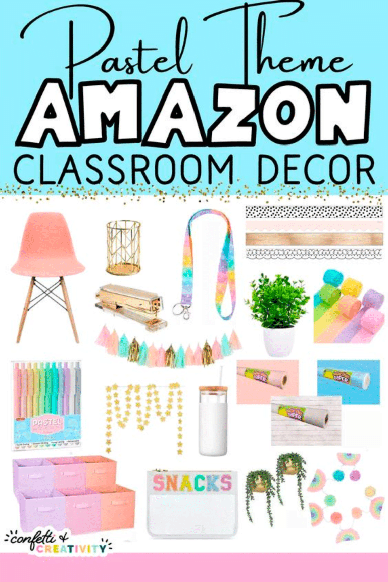 Pastel Classroom Decor Amazon Finds That Will Make Your Day