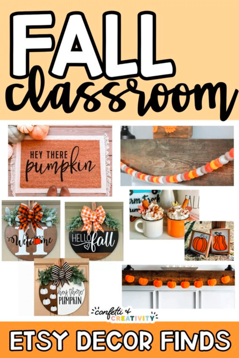 Fabulous Fall Decorations for a Classroom Found on Etsy