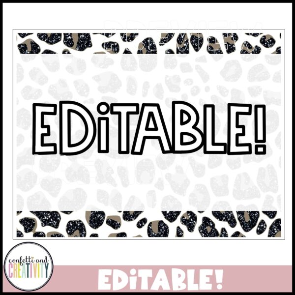 Boho Neutral CHAMPS Posters - Editable Text Shows that the posters can be editable with text so that teachers add anything they want to to the posters