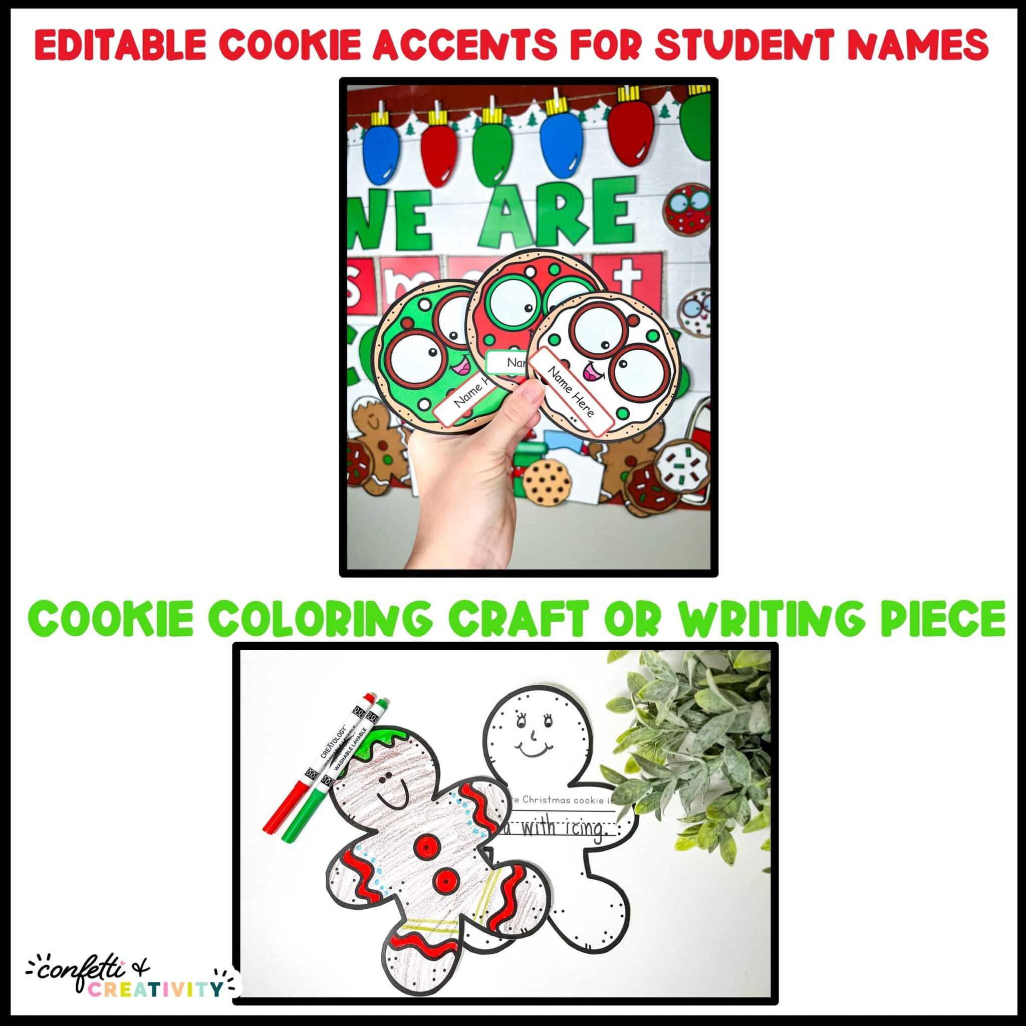 Christmas Bulletin Board | Confetti & Creativity