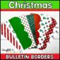 Shows the fanned out printable bulletin board borders