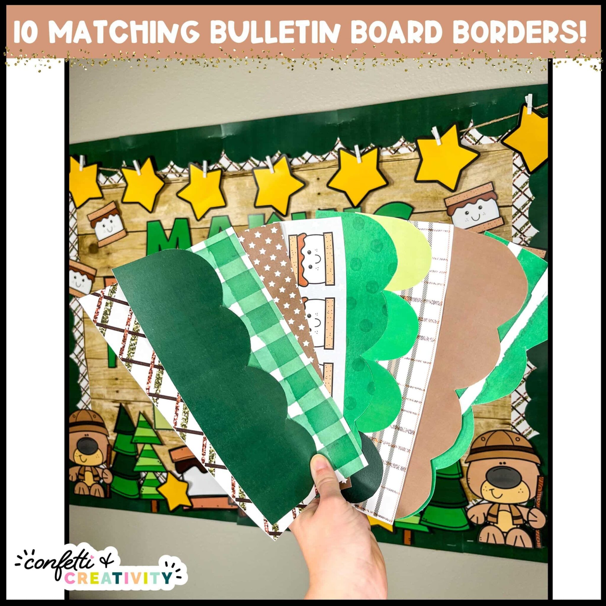 New Years Bulletin Board | Confetti & Creativity