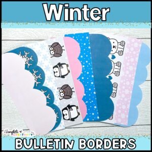 Winter Bulletin Board Borders