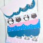 Shows the fanned out bulletin board borders