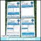 Shows all four different layout options for the Winter Classroom Newsletters. Each newsletter has a different clipart option