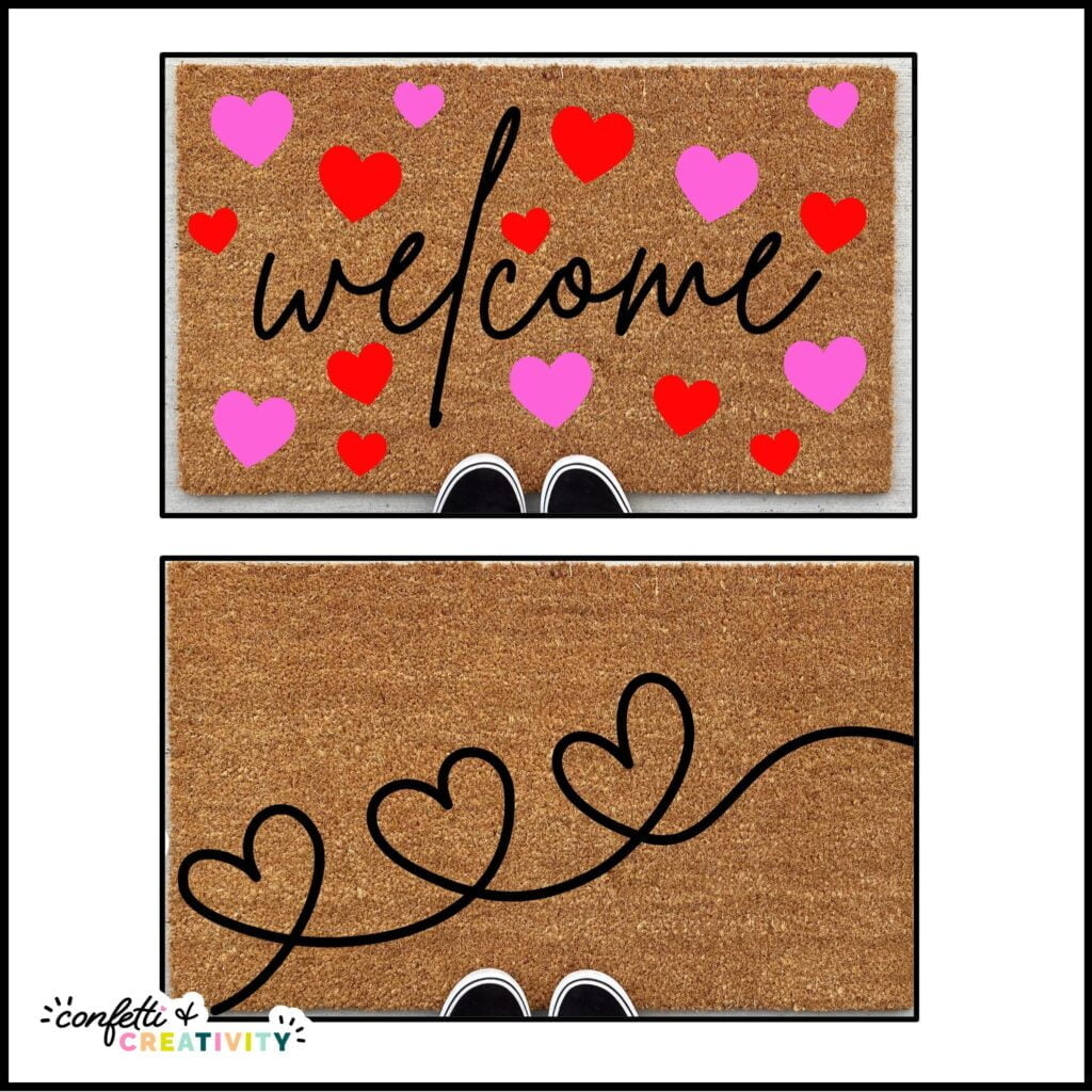 Classroom Decorations for Valentine's Day - Door Mats