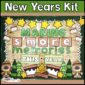Shows a picture that shows the New Year's Day Bulletin Board - "Making S'more Memories This Year". This bulletin board is in the holiday bulletin board.