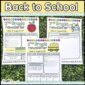 Shows a picture that shows all three design options for the back to school classroom newsletters. These newsletters are included in the holiday classroom newsletters