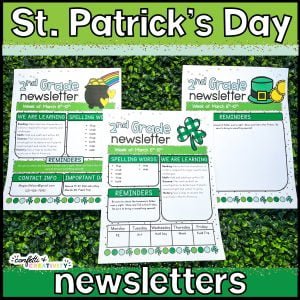 St. Patrick's Day Newsletter Templates