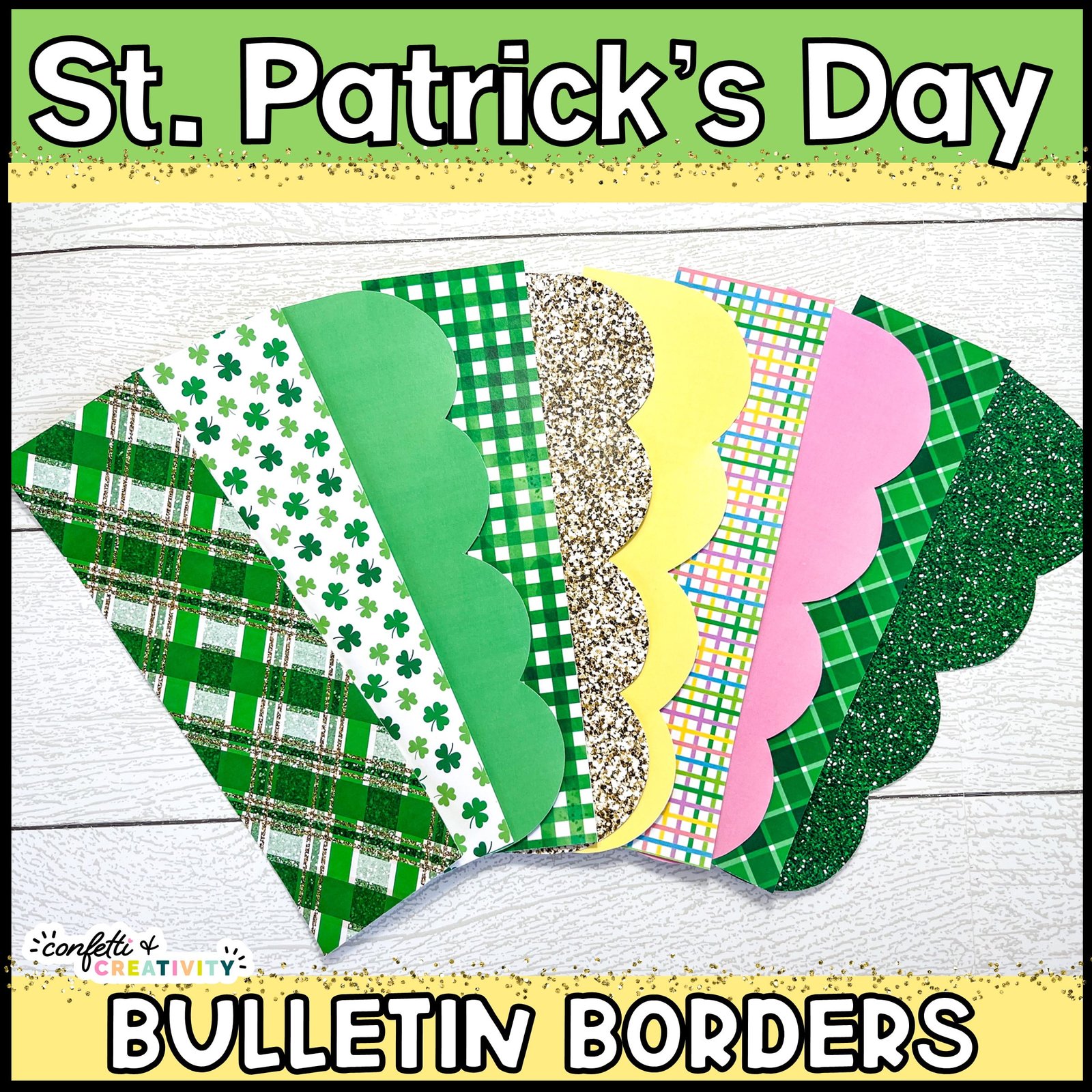 St. Patrick’s Day Bulletin Board Borders