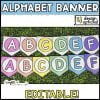 Bright and Simple Alphabet Banner