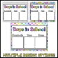Shows the header options for the phrase "Days in School"