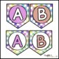 Shows four different design options. Many of them show checkered board designs in a bright and simple colors