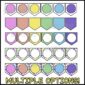 Shows all of the designs for the editable classroom banner