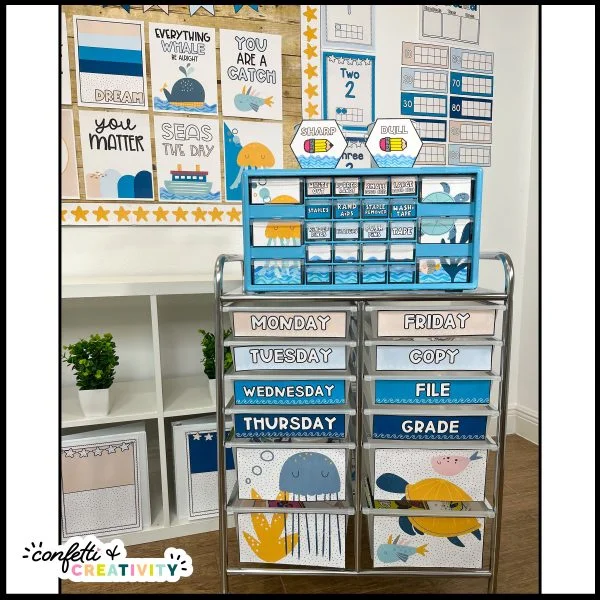 Ocean Theme Classroom Decor Bundle