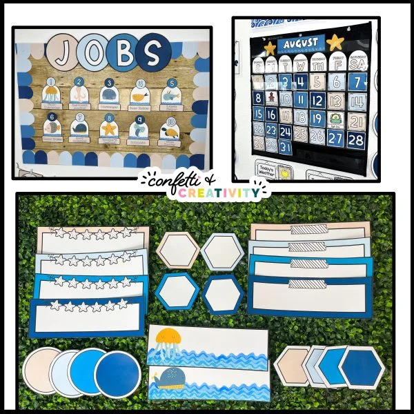 Ocean Theme Classroom Decor Bundle