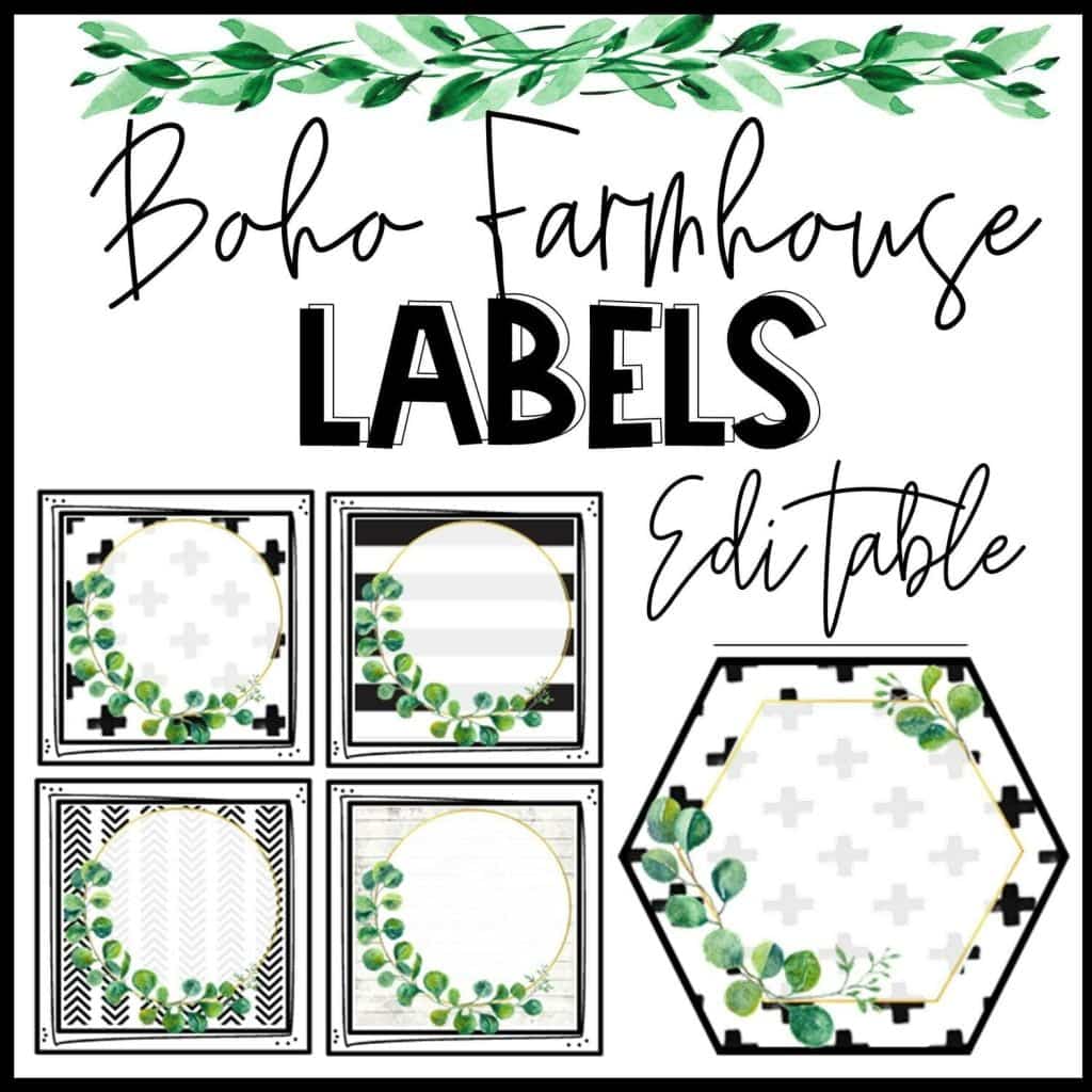 Boho Farmhouse Labels 1
