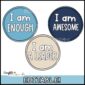 Shows "I Am" affirmation station circles