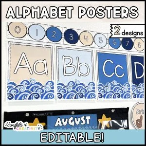 Ocean Alphabet Posters