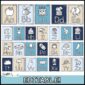 Shows all of the alphabet posters with pictures on them