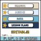 Shows the binder spines that come with the product