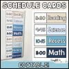 Ocean Classroom Schedule Cards