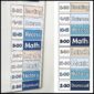 Shows the cards set up on a physical classroom wall with a close up of the schedule cards that are text edtiable