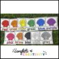 Shows all the colored shape posters with a green grass panel on the background