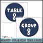 Shows that these labels can be used in table and group numbers. The example used is the navy colored number 8.