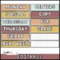 10 Drawer Rolling Cart Labels