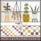 12 Drawer Rolling Cart Labels