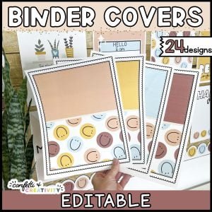 Modern Neutral Binder Covers