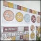 Shows the modern neutral alphabet on a real classroom wall. Shows the number line above it in the same picture